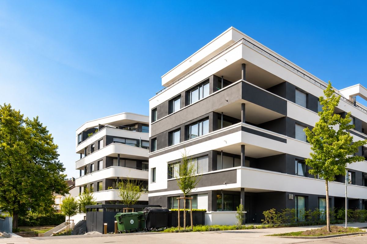 City Line, Probststraße 7-13: the Moehringen Apartments buildings